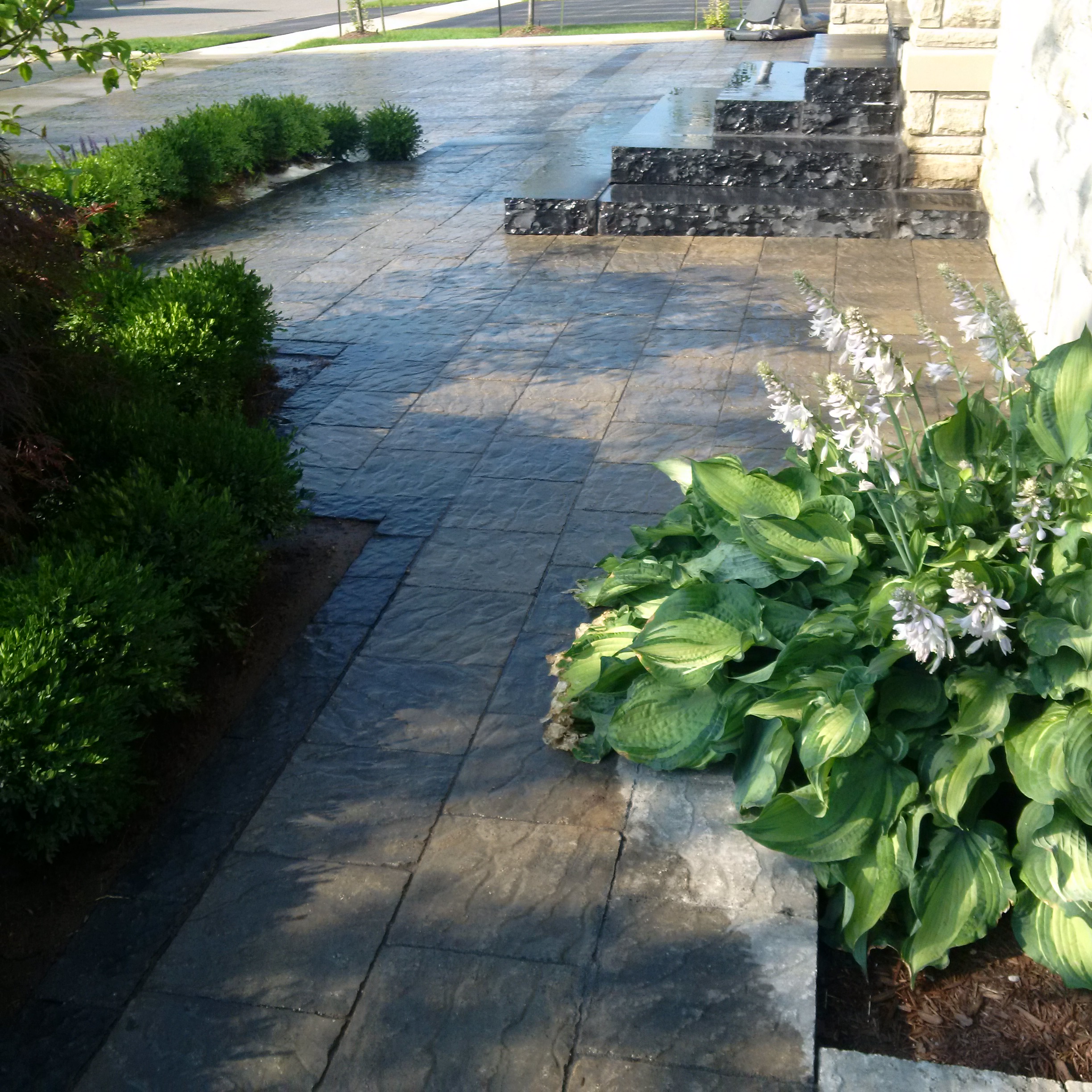 Garden walkway by Total Landscaping Services